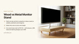 Wood vs Metal Monitor Stand: Which Holds Up Best for a Clean Desk Setup?