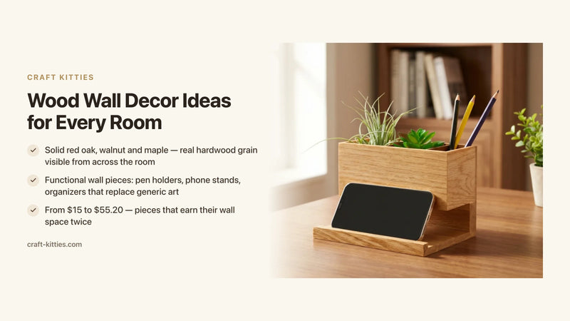 Wood Wall Decor Ideas for Every Room: Functional Pieces That Double as Art — Craft Kitties