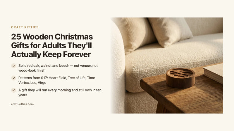 25 Wooden Christmas Gifts for Adults They'll Actually Keep Forever — Craft Kitties