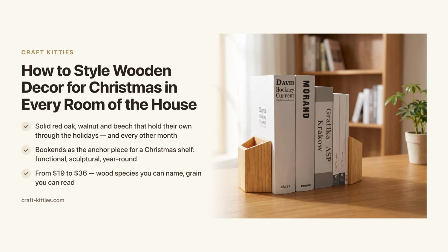 How to Style Wooden Decor for Christmas in Every Room of the House — Craft Kitties