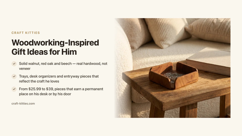 Woodworking-Inspired Gift Ideas for Him: Appreciating the Craft Without the Workshop — Craft Kitties