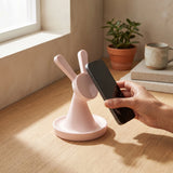 Rabbit Wood-Look Wireless Charger Stand