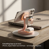 Pinky — Wood-Look Wireless Charger Stand