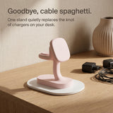 Pinky — Wood-Look Wireless Charger Stand