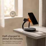 Echo Wood-Look Wireless Charger Stand