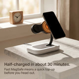 Arcade Wood-Look Wireless Charger Stand