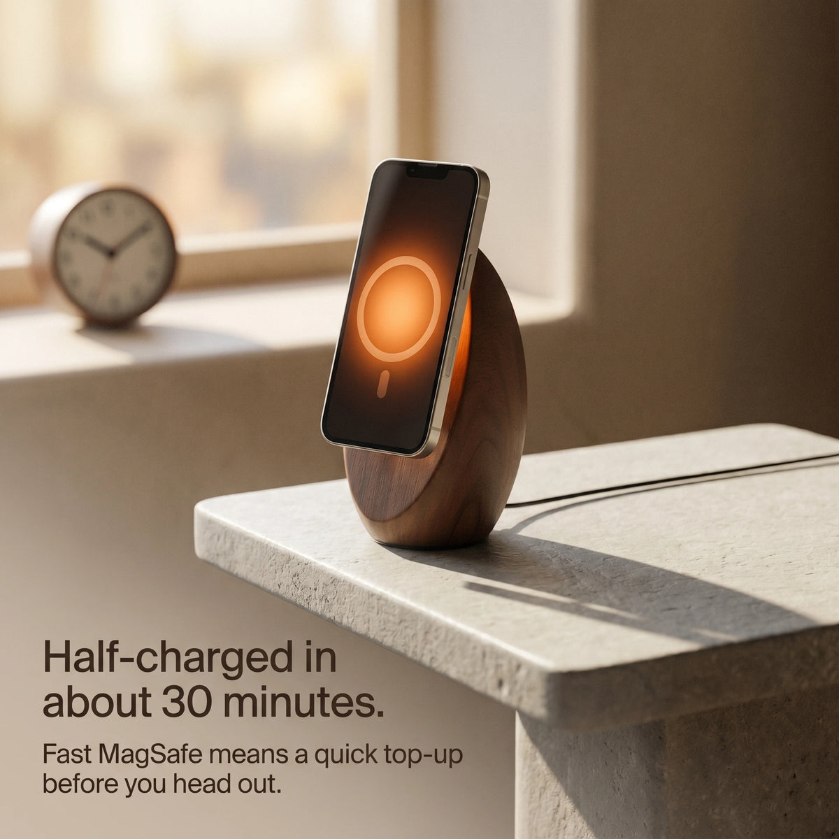 Egg Wireless Charger — Minimalist Desk Charger