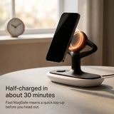 Zen Wood-Look Wireless Charger Stand