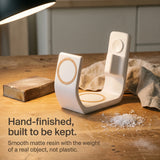 Line Wood-Look Wireless Charger Stand