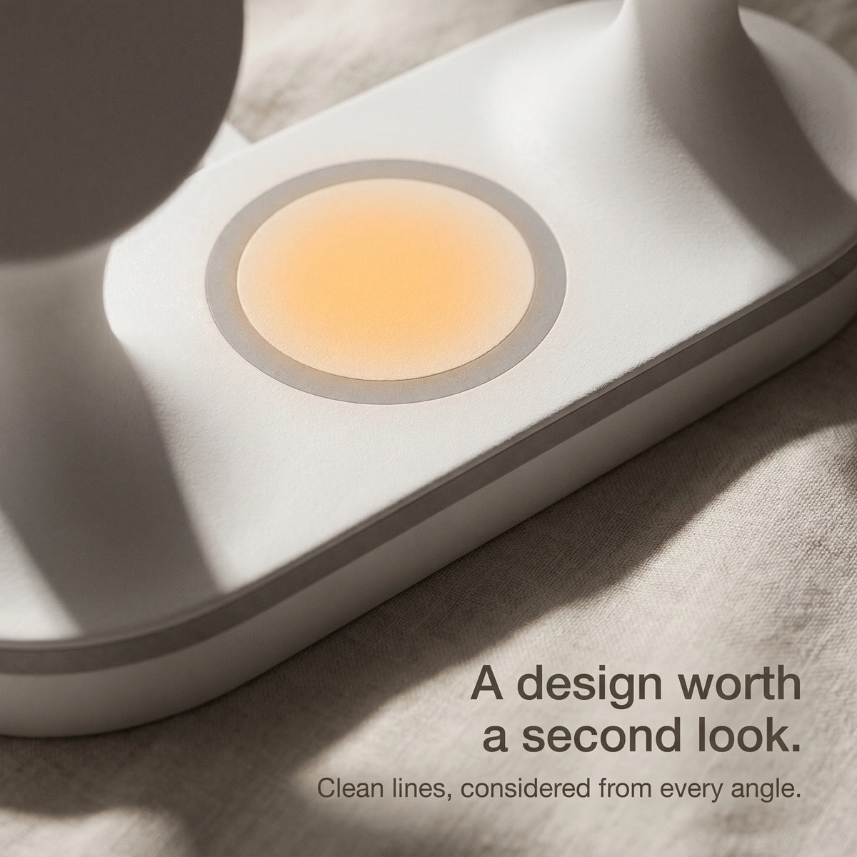 Echo Wood-Look Wireless Charger Tripod Stand