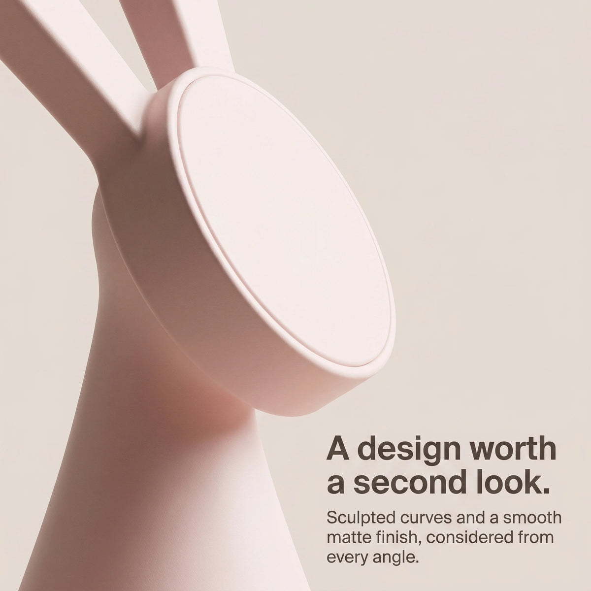 Rabbit Wood-Look Wireless Charger Stand