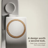 Line Wood-Look Wireless Charger Stand