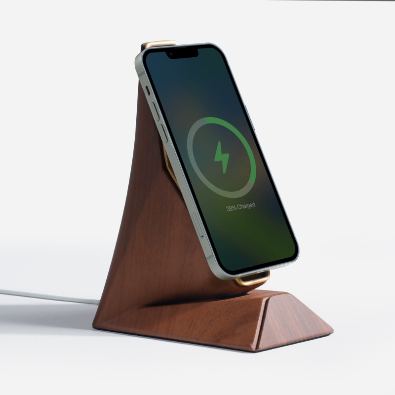 Hexagon MagSafe Charger Stand — 15W Wireless