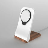 SleekPeak MagSafe iPhone Stand — Wood-Look Desk Charger