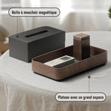 Double rectangle tissue box
