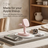 Pinky — Wood-Look Wireless Charger Stand
