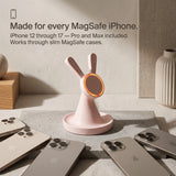 Rabbit Wood-Look Wireless Charger Stand
