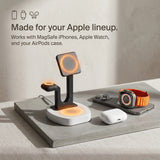 The Square — Wood-Look Wireless Charger Stand 30W