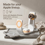 Line Wood-Look Wireless Charger Stand