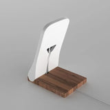SleekPeak MagSafe iPhone Stand — Wood-Look Desk Charger