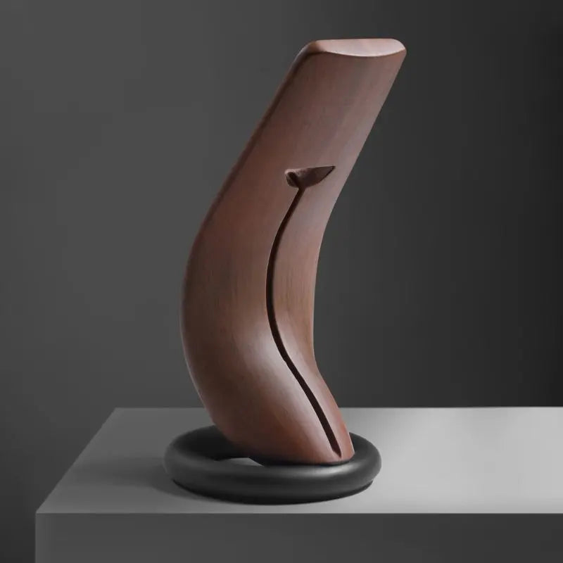 Cobra MagSafe Stand — Sculpted Wood-Look iPhone Stand