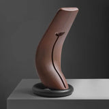 Cobra MagSafe Stand — Sculpted Wood-Look iPhone Stand