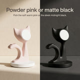 Kitten Wood-Look Wireless Charger Stand