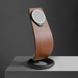 Cobra MagSafe Stand — Sculpted Wood-Look iPhone Stand