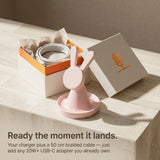 Rabbit Wood-Look Wireless Charger Stand