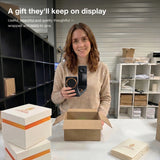 Line Wood-Look Wireless Charger Stand