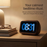 Retro Clock MagSafe Stand — Wood-Look Phone Dock
