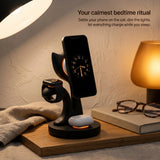 Kitten Wood-Look Wireless Charger Stand