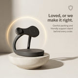 Satellite Wood-Look Wireless Charger Stand