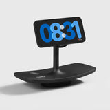 Black Tray Wood-Look Wireless Charging Pad