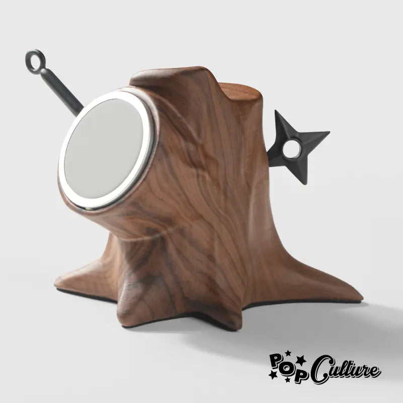 Moku-San Wood-Look Wireless Charger Stand