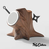 Moku-San Wood-Look Wireless Charger Stand
