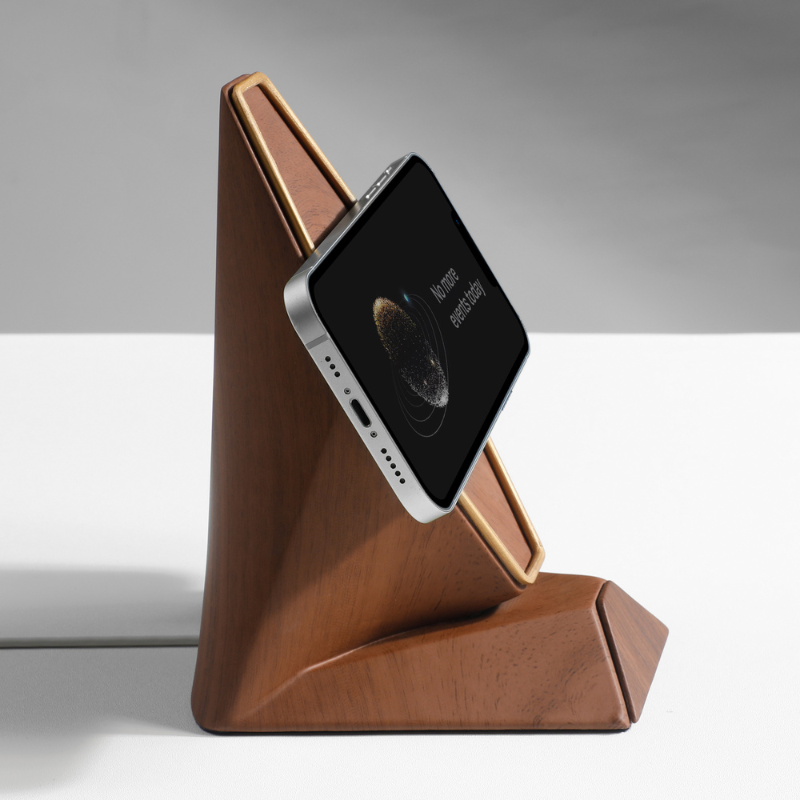 Hexagon MagSafe Charger Stand — 15W Wireless