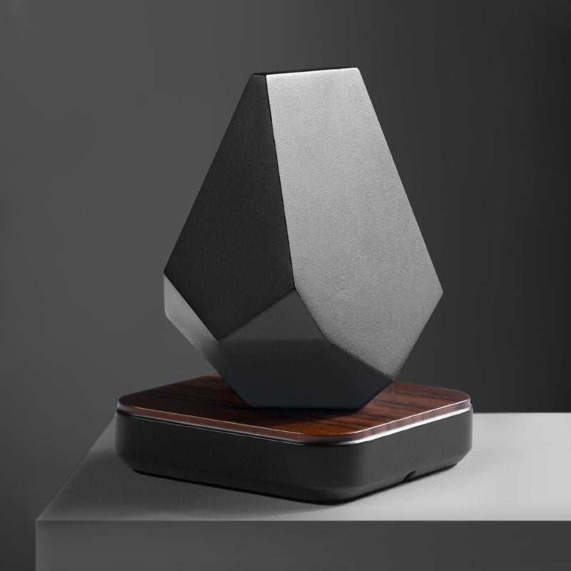 GeoStone MagSafe iPhone Stand — Wood-Look Desk Charger