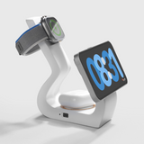 Line Wood-Look Wireless Charger Stand