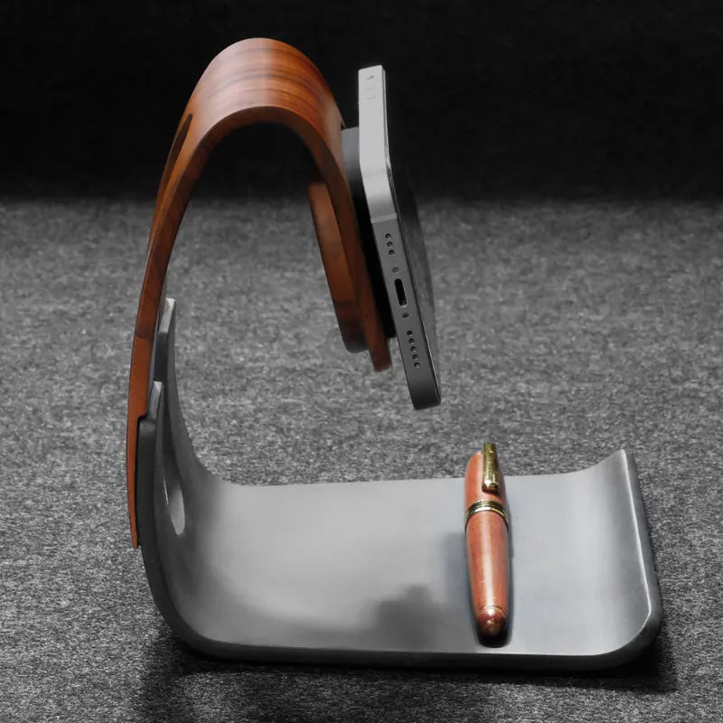 RidgeStand Wood-Look MagSafe Phone Stand