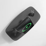 Black Tray Wood-Look Wireless Charging Pad