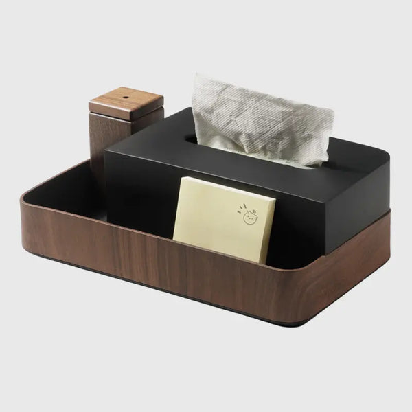 Double rectangle tissue box
