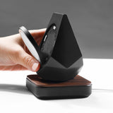 GeoStone MagSafe iPhone Stand — Wood-Look Desk Charger
