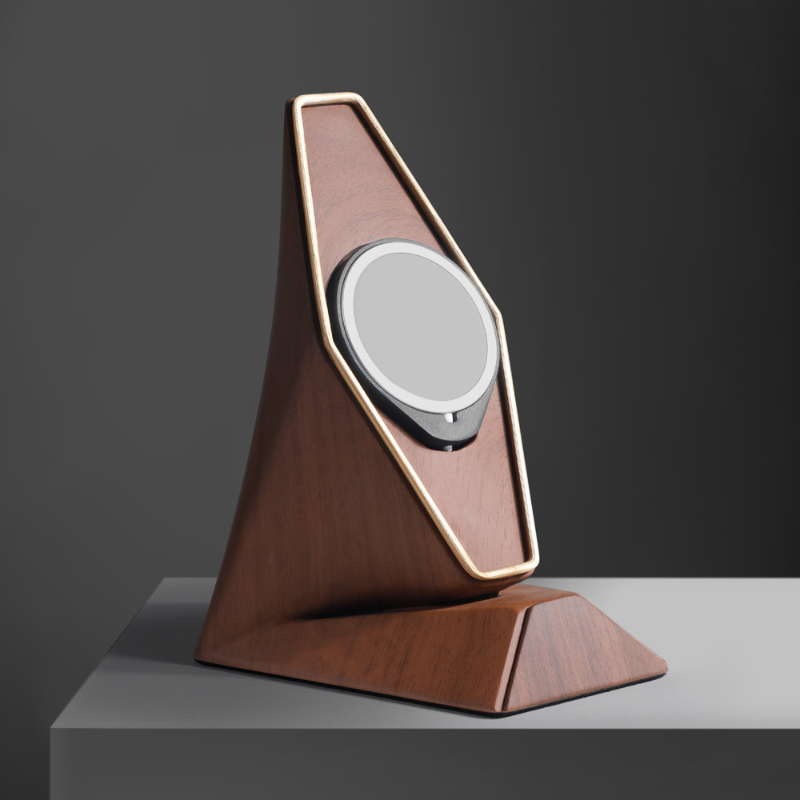 Hexagon MagSafe Charger Stand — 15W Wireless