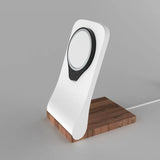SleekPeak MagSafe iPhone Stand — Wood-Look Desk Charger