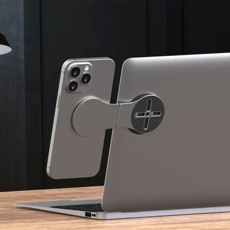 MagClip — Magnetic Phone Holder for Laptop