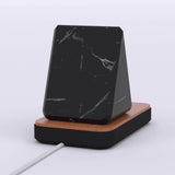 Island MagSafe Stand — Natural Wood-Look Phone Dock