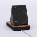 Island MagSafe Stand — Natural Wood-Look Phone Dock