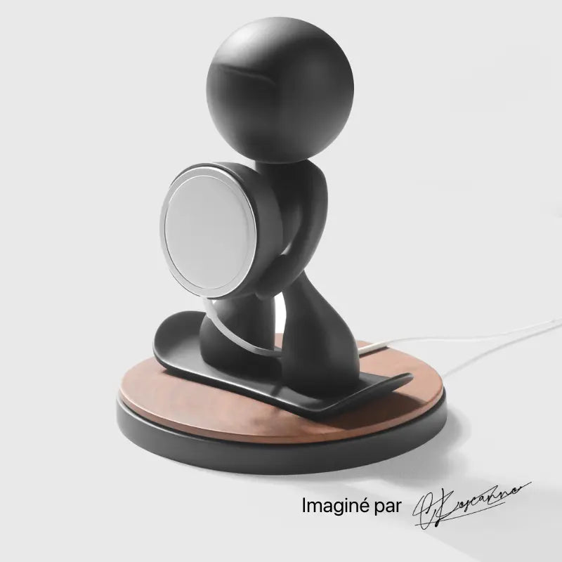 Snow-Bob Wood-Look Wireless Charger