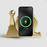 Golden Snail Wood-Look Wireless Charger